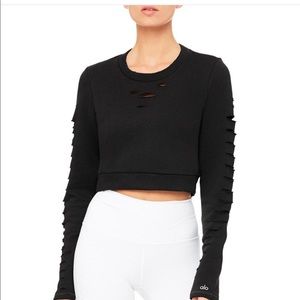 Alo - Warrior Crop Sweatshirt